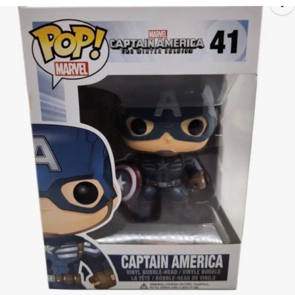 Funko Pop! Marvel Captain America: Winter Soldier Captain America #41
